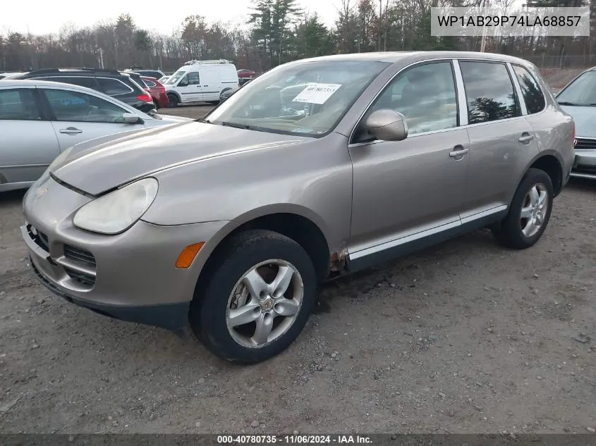 2004 Porsche Cayenne S VIN: WP1AB29P74LA68857 Lot: 40780735