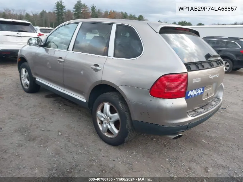 2004 Porsche Cayenne S VIN: WP1AB29P74LA68857 Lot: 40780735