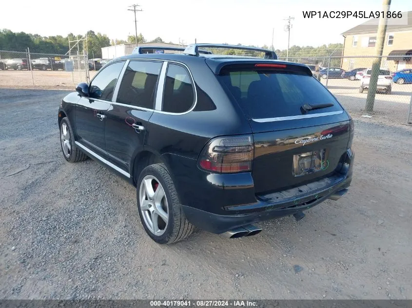 2005 Porsche Cayenne Turbo VIN: WP1AC29P45LA91866 Lot: 40179041