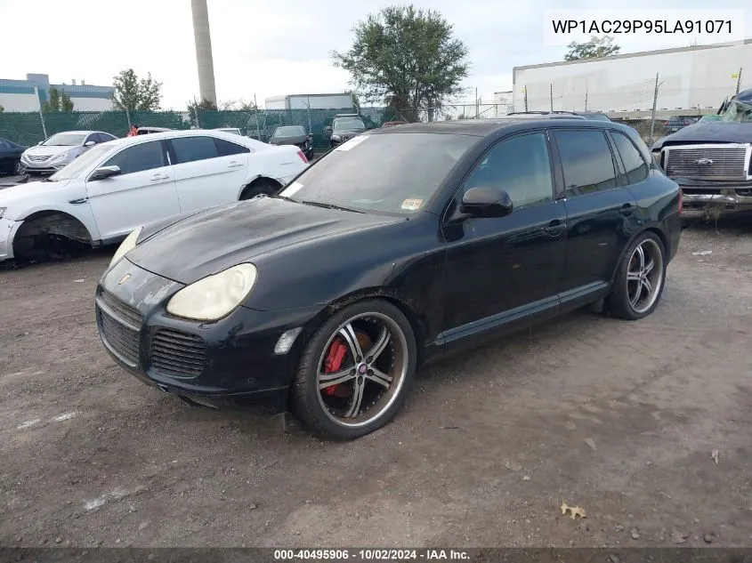 2005 Porsche Cayenne Turbo VIN: WP1AC29P95LA91071 Lot: 40495906