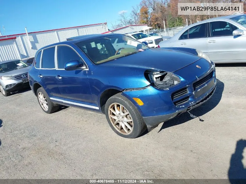 2005 Porsche Cayenne S VIN: WP1AB29P85LA64141 Lot: 40678485