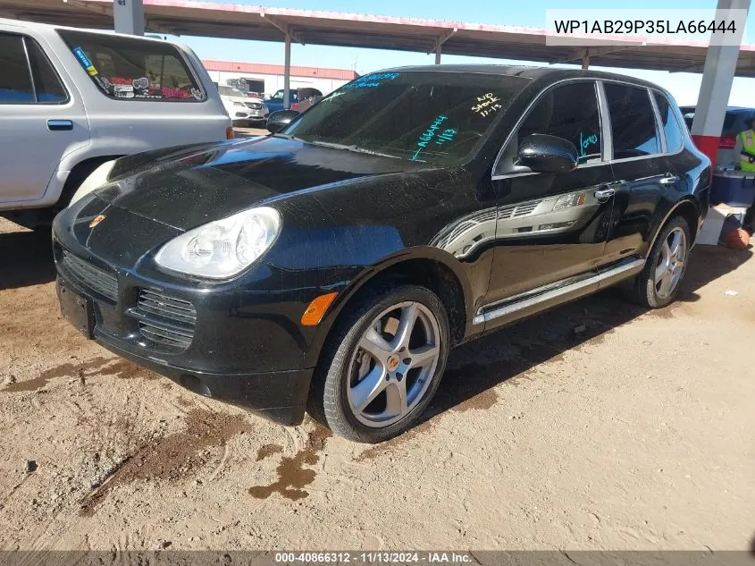 2005 Porsche Cayenne S VIN: WP1AB29P35LA66444 Lot: 40866312