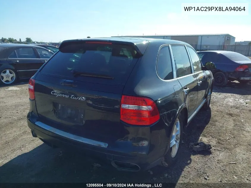 WP1AC29PX8LA94064 2008 Porsche Cayenne Turbo