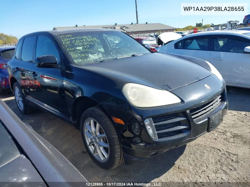 2008 Porsche Cayenne VIN: WP1AA29P38LA28655 Lot: 12125985