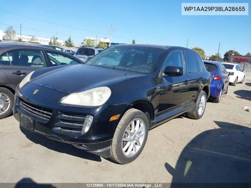 2008 Porsche Cayenne VIN: WP1AA29P38LA28655 Lot: 12125985