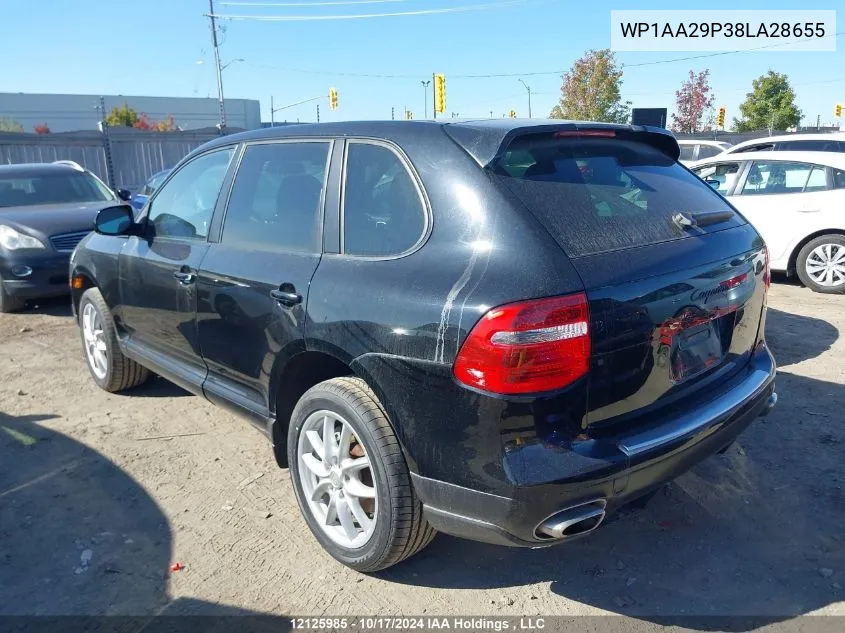 2008 Porsche Cayenne VIN: WP1AA29P38LA28655 Lot: 12125985