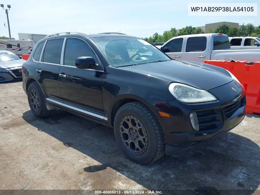 2008 Porsche Cayenne S VIN: WP1AB29P38LA54105 Lot: 40085013