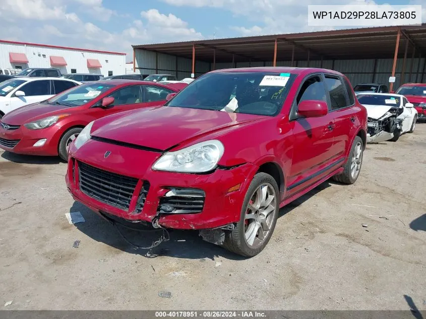 2008 Porsche Cayenne Gts VIN: WP1AD29P28LA73805 Lot: 40178951