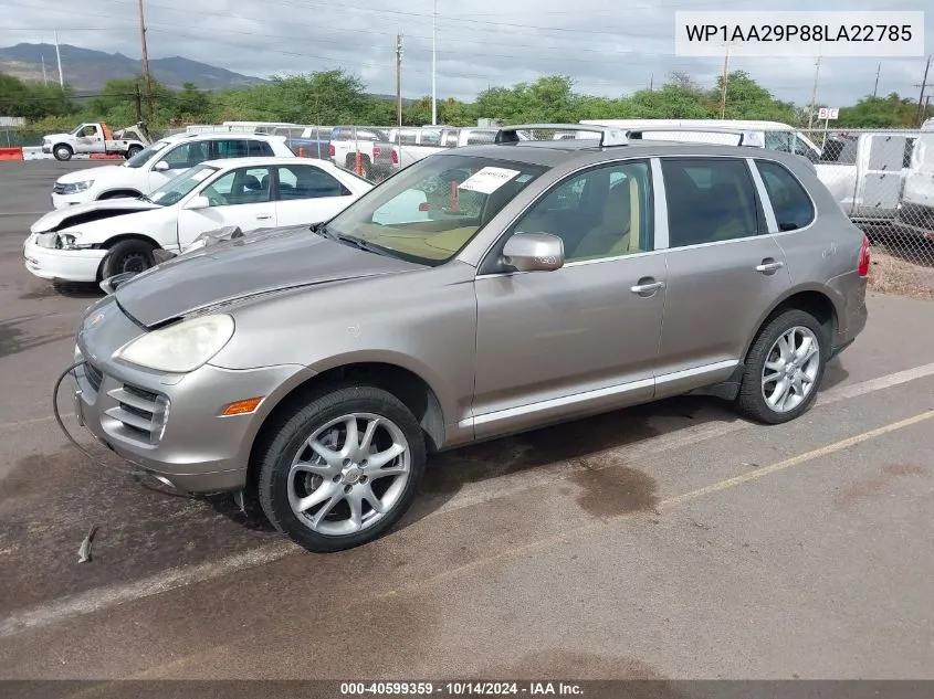 2008 Porsche Cayenne VIN: WP1AA29P88LA22785 Lot: 40599359