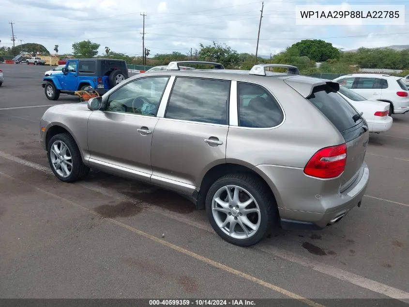 2008 Porsche Cayenne VIN: WP1AA29P88LA22785 Lot: 40599359