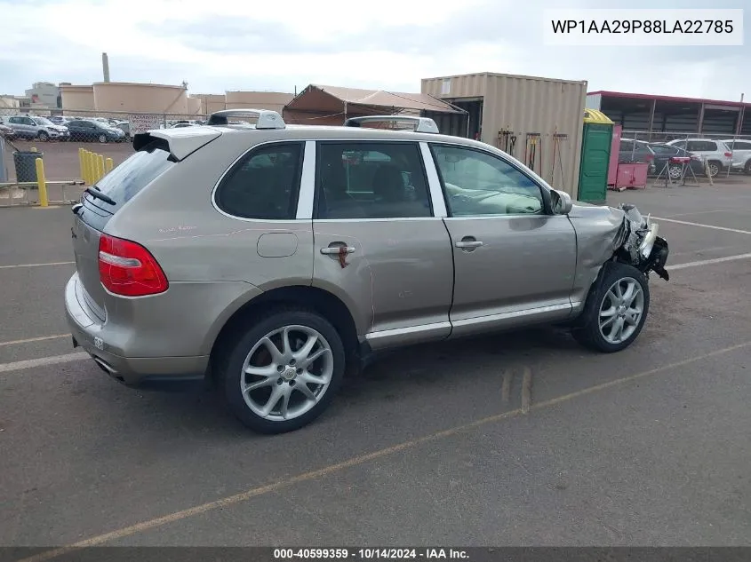 2008 Porsche Cayenne VIN: WP1AA29P88LA22785 Lot: 40599359