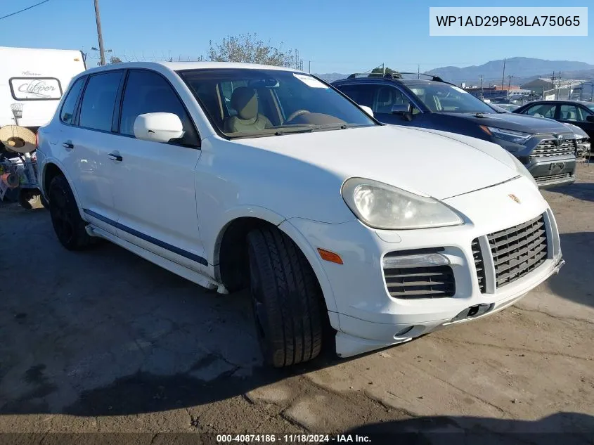 2008 Porsche Cayenne Gts VIN: WP1AD29P98LA75065 Lot: 40874186