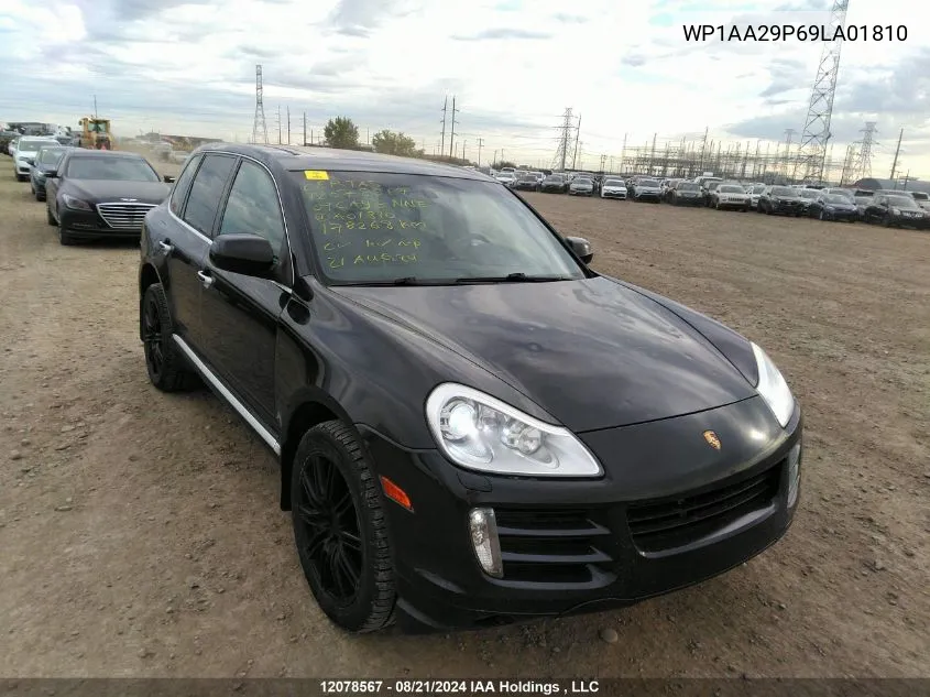 2009 Porsche Cayenne VIN: WP1AA29P69LA01810 Lot: 12078567