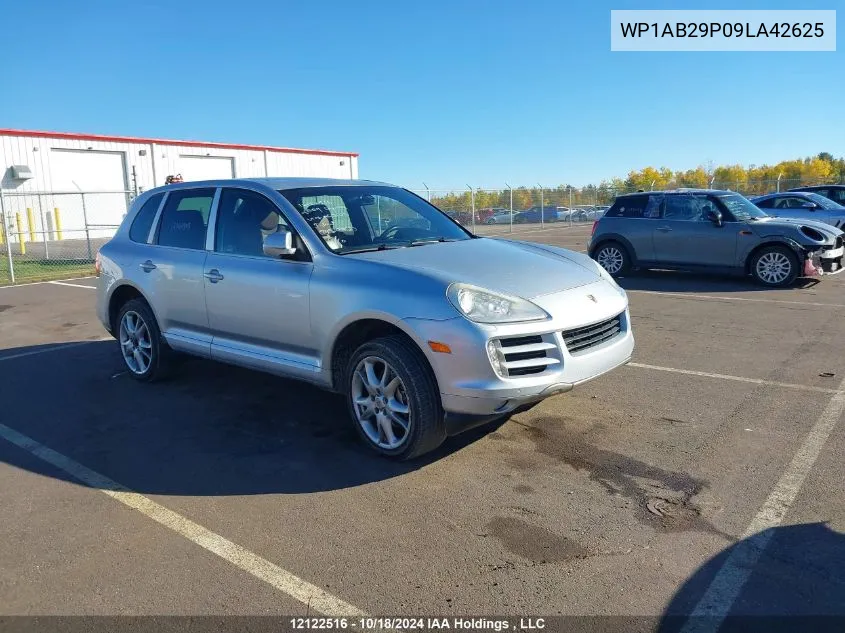 2009 Porsche Cayenne VIN: WP1AB29P09LA42625 Lot: 12122516