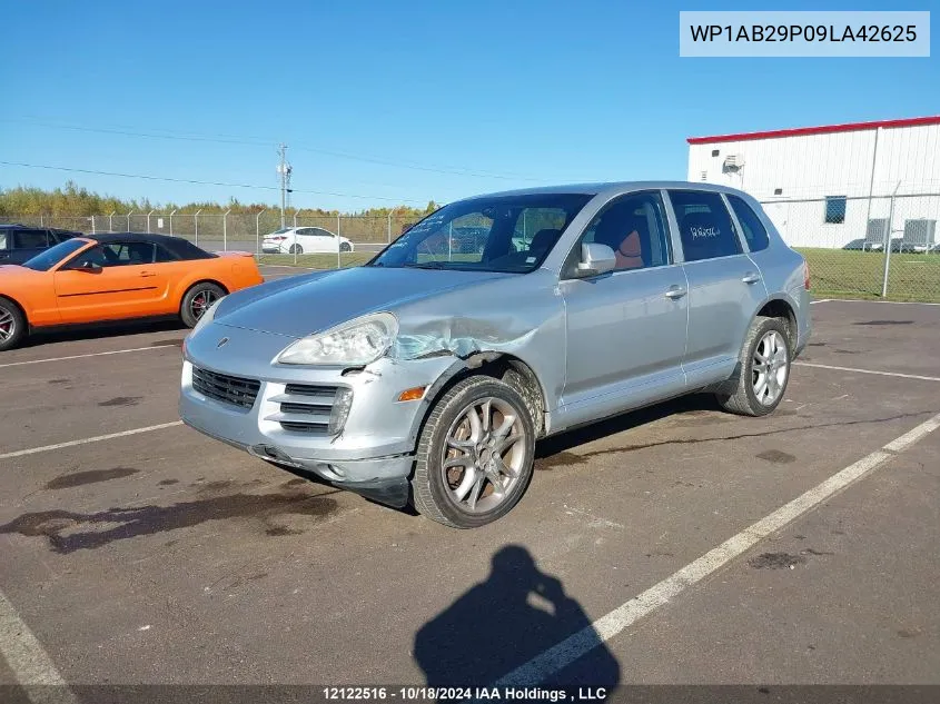 2009 Porsche Cayenne VIN: WP1AB29P09LA42625 Lot: 12122516