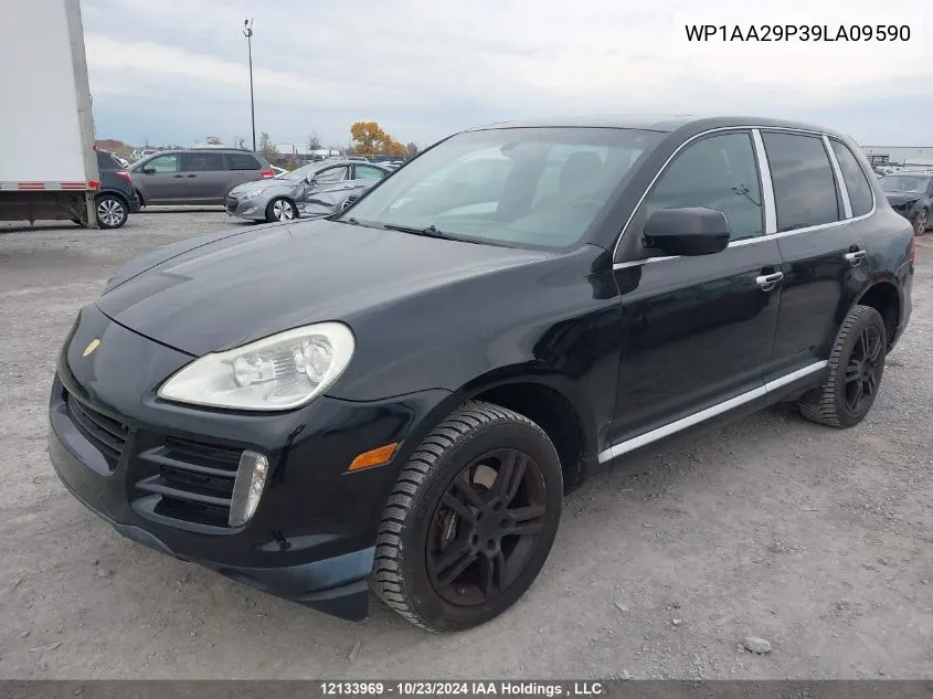 2009 Porsche Cayenne VIN: WP1AA29P39LA09590 Lot: 12133969