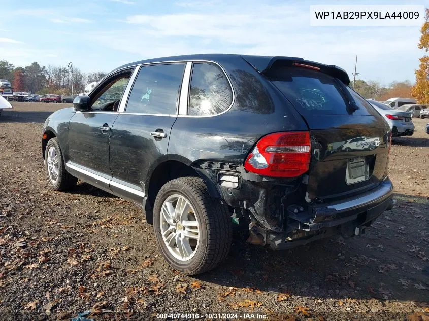 2009 Porsche Cayenne S VIN: WP1AB29PX9LA44009 Lot: 40744916