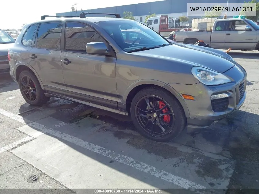 2009 Porsche Cayenne Gts VIN: WP1AD29P49LA61351 Lot: 40810730