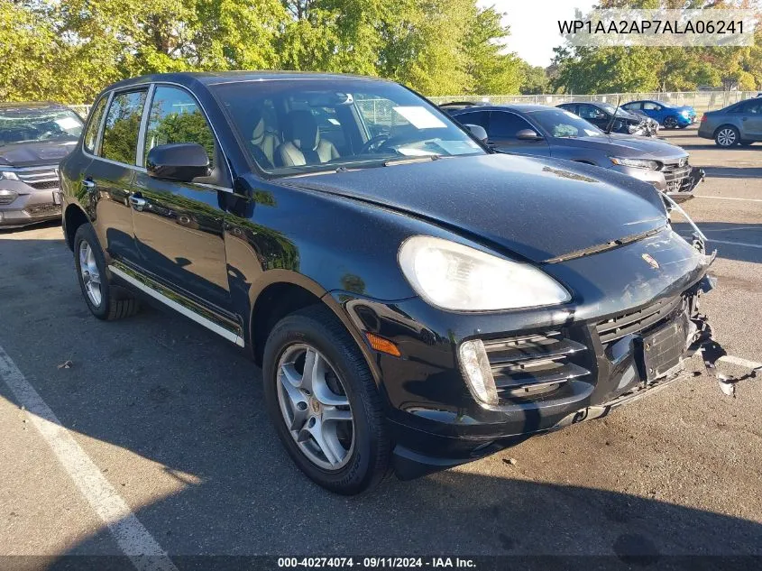 2010 Porsche Cayenne VIN: WP1AA2AP7ALA06241 Lot: 40274074