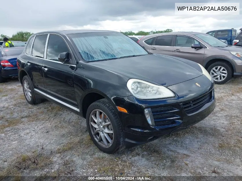 2010 Porsche Cayenne S VIN: WP1AB2AP2ALA50676 Lot: 40485505