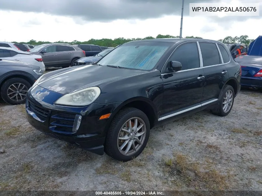 2010 Porsche Cayenne S VIN: WP1AB2AP2ALA50676 Lot: 40485505