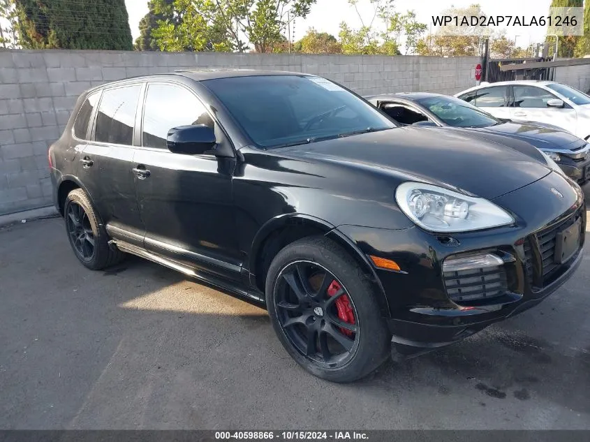 2010 Porsche Cayenne Gts VIN: WP1AD2AP7ALA61246 Lot: 40598866