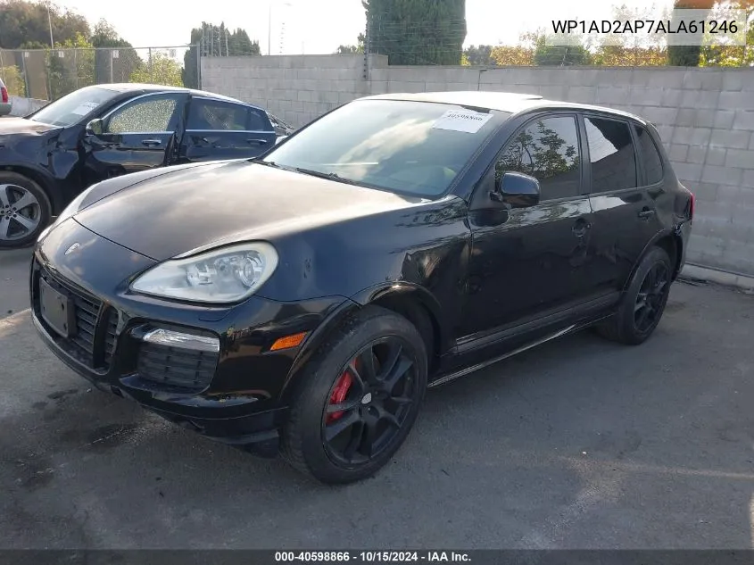 2010 Porsche Cayenne Gts VIN: WP1AD2AP7ALA61246 Lot: 40598866