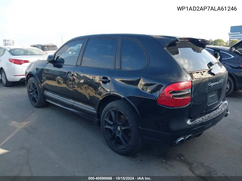 2010 Porsche Cayenne Gts VIN: WP1AD2AP7ALA61246 Lot: 40598866