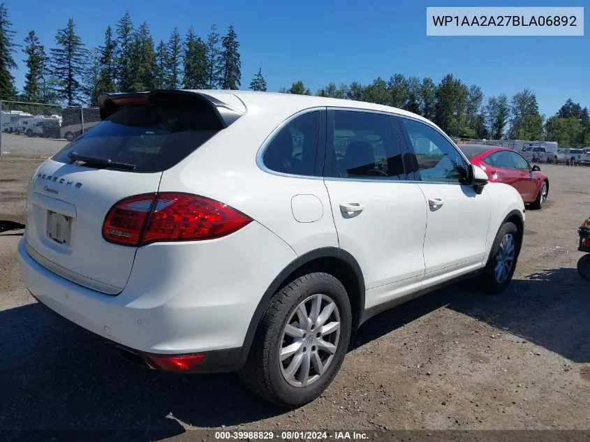 WP1AA2A27BLA06892 2011 Porsche Cayenne