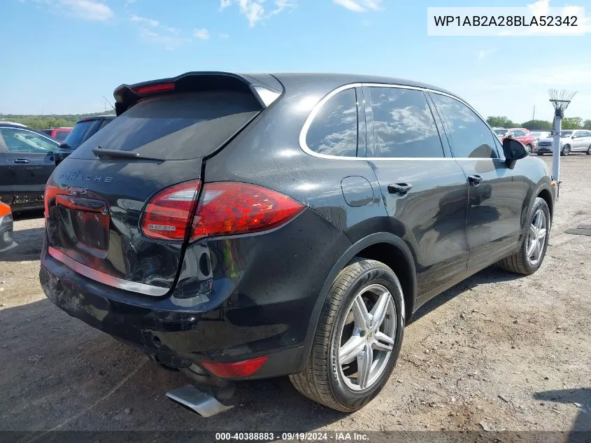 WP1AB2A28BLA52342 2011 Porsche Cayenne S