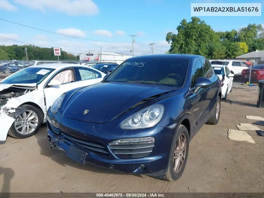 WP1AB2A2XBLA51676 2011 Porsche Cayenne S