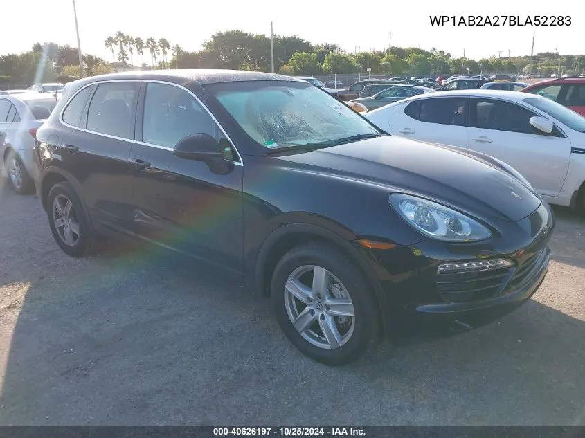 2011 Porsche Cayenne S VIN: WP1AB2A27BLA52283 Lot: 40626197