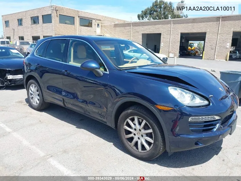 WP1AA2A20CLA10011 2012 Porsche Cayenne