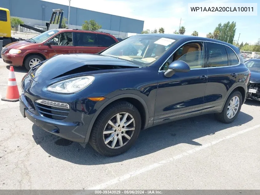 WP1AA2A20CLA10011 2012 Porsche Cayenne