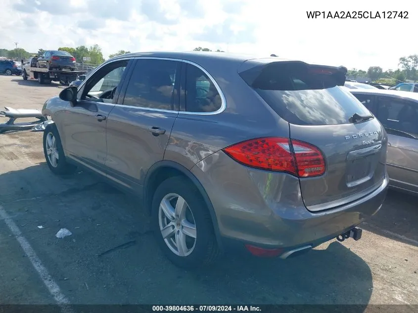 WP1AA2A25CLA12742 2012 Porsche Cayenne