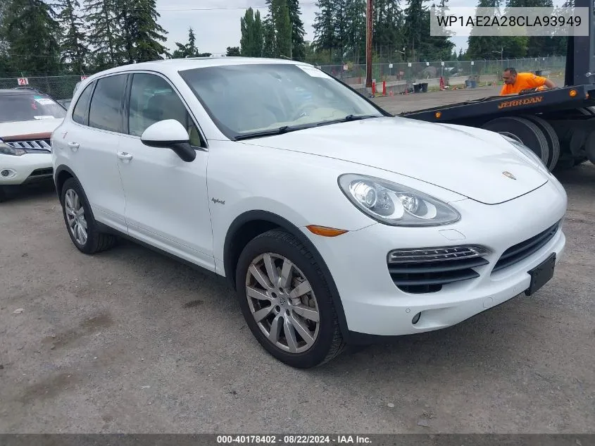 WP1AE2A28CLA93949 2012 Porsche Cayenne Hybrid S