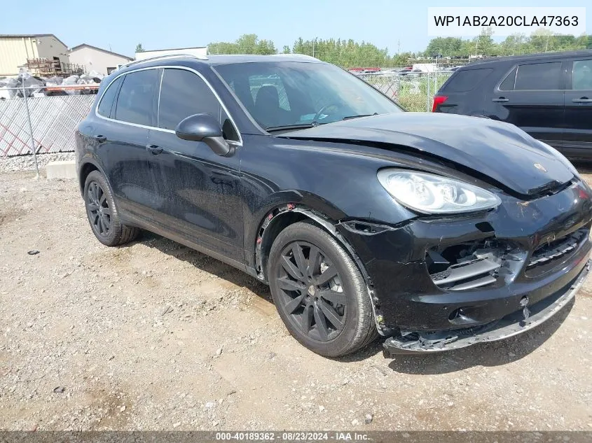 WP1AB2A20CLA47363 2012 Porsche Cayenne S