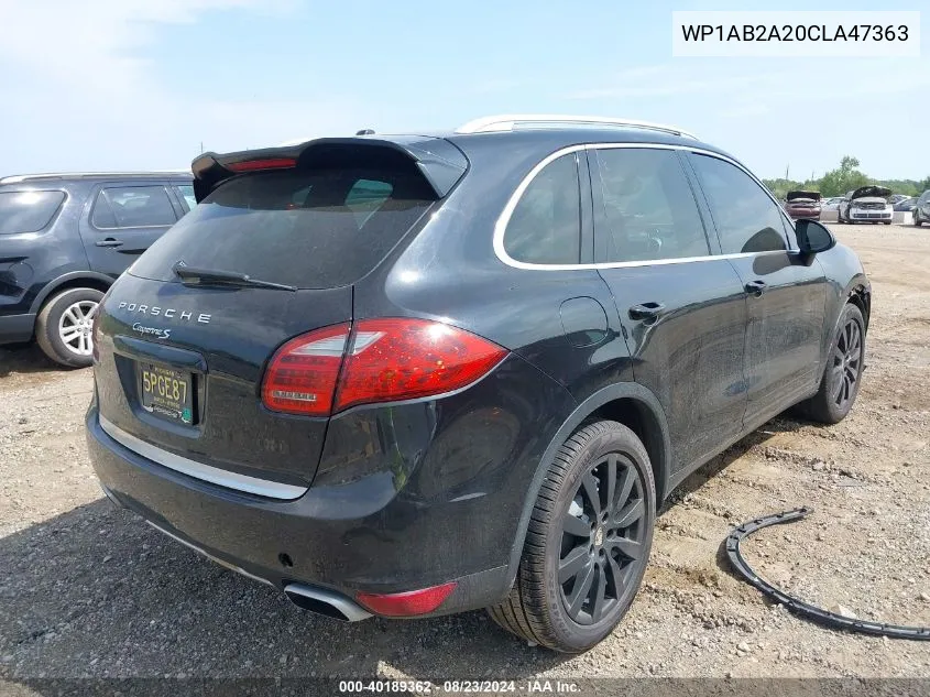 WP1AB2A20CLA47363 2012 Porsche Cayenne S