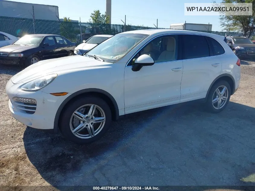 WP1AA2A2XCLA09951 2012 Porsche Cayenne