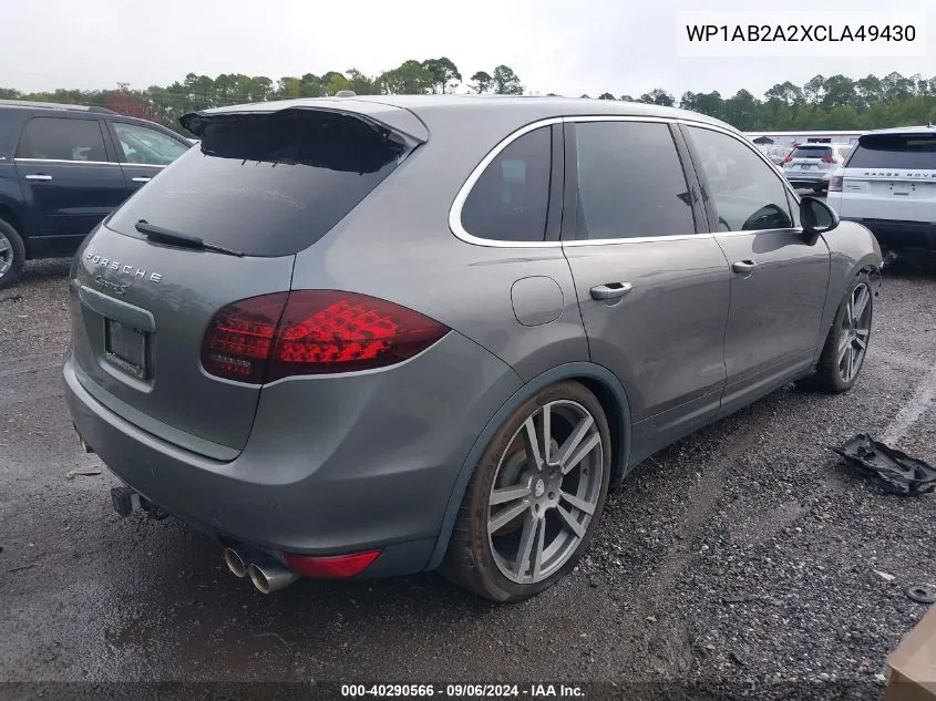 WP1AB2A2XCLA49430 2012 Porsche Cayenne S