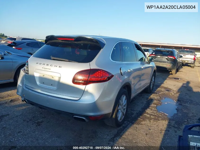 WP1AA2A20CLA05004 2012 Porsche Cayenne