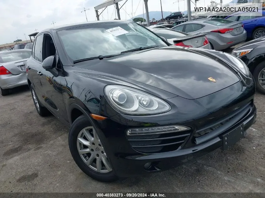 WP1AA2A20CLA05021 2012 Porsche Cayenne