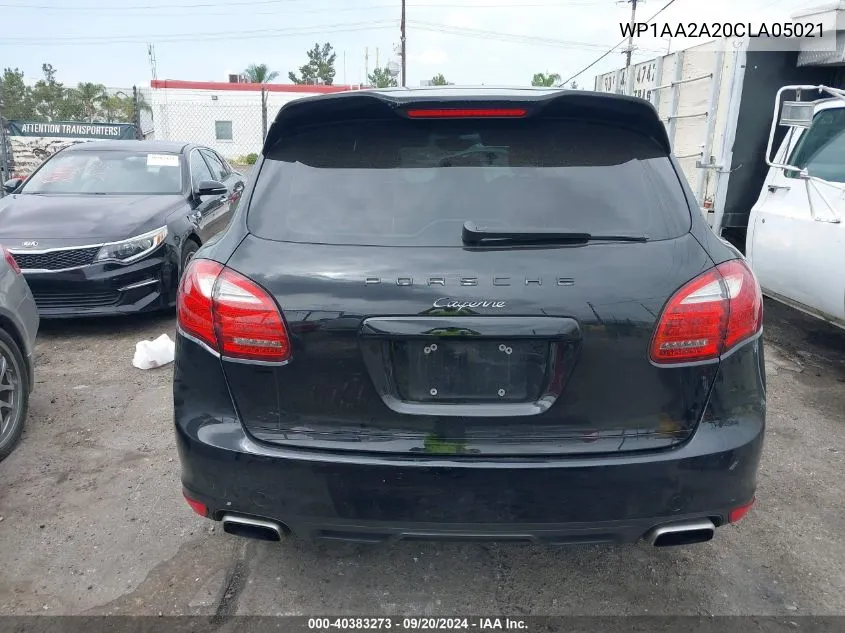 WP1AA2A20CLA05021 2012 Porsche Cayenne