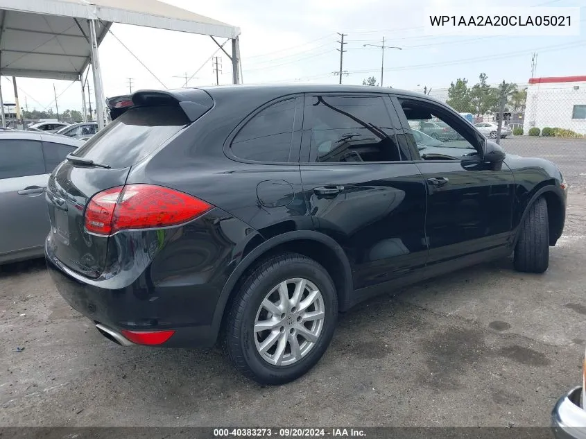 WP1AA2A20CLA05021 2012 Porsche Cayenne