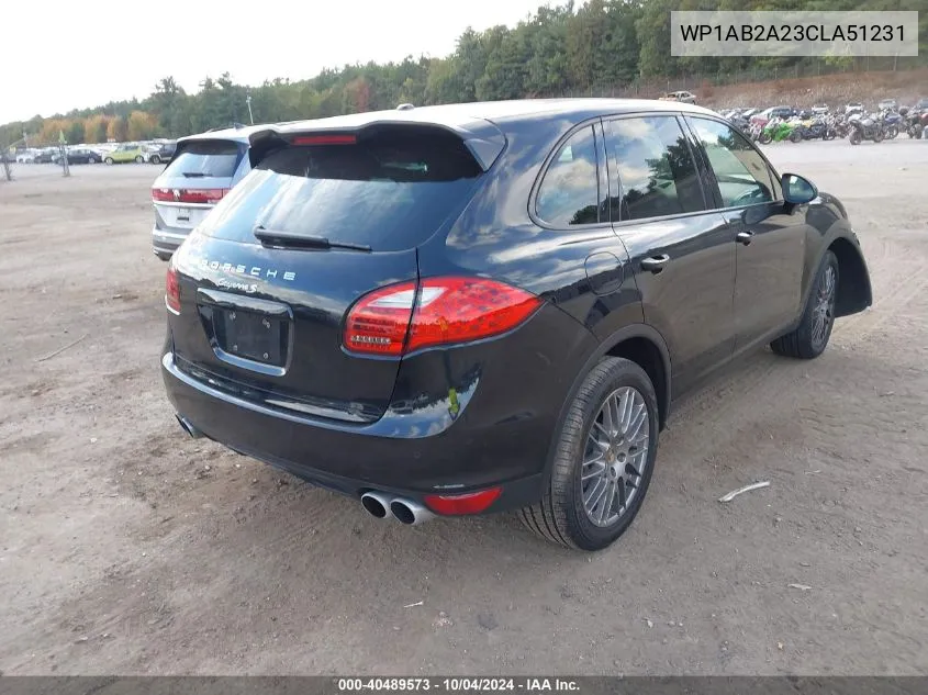 WP1AB2A23CLA51231 2012 Porsche Cayenne S