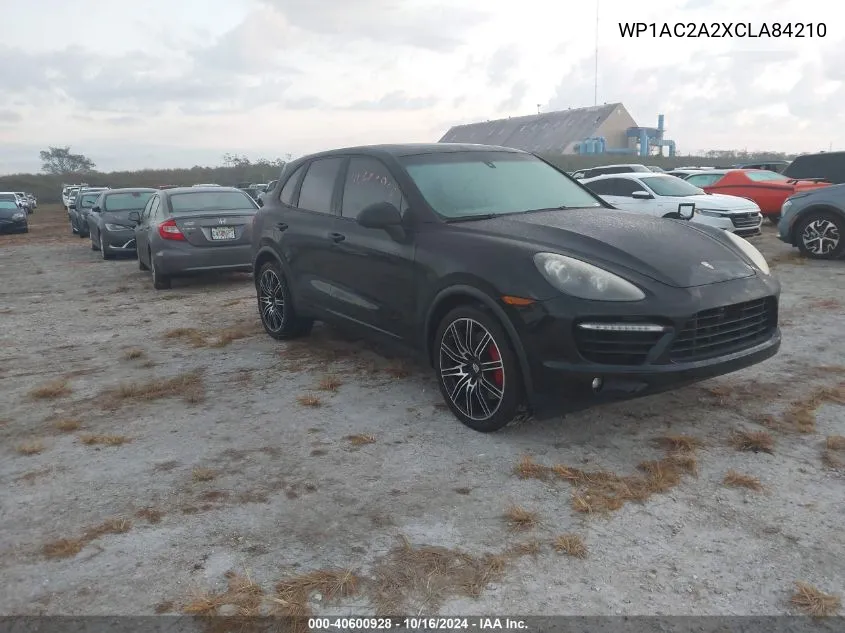 2012 Porsche Cayenne Turbo VIN: WP1AC2A2XCLA84210 Lot: 40600928