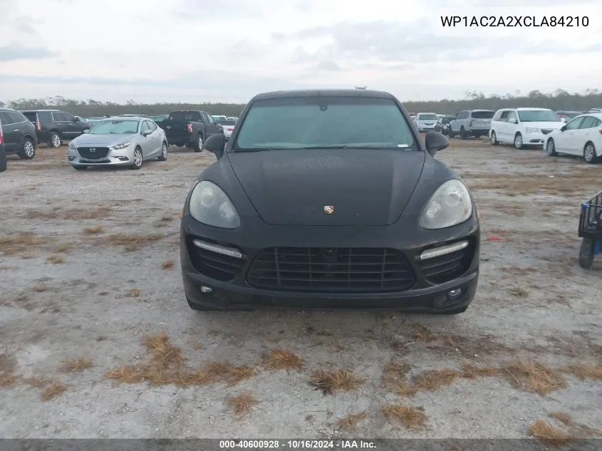 2012 Porsche Cayenne Turbo VIN: WP1AC2A2XCLA84210 Lot: 40600928