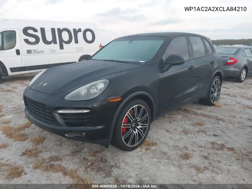 2012 Porsche Cayenne Turbo VIN: WP1AC2A2XCLA84210 Lot: 40600928