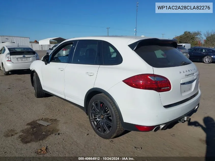 2012 Porsche Cayenne Turbo VIN: WP1AC2A28CLA82276 Lot: 40664912