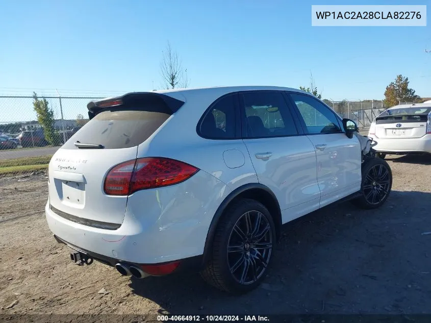 2012 Porsche Cayenne Turbo VIN: WP1AC2A28CLA82276 Lot: 40664912